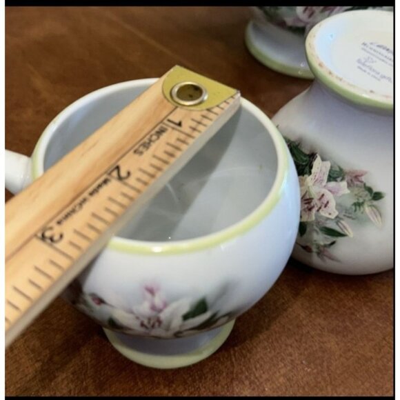 Vintage Floral Teapot & Cup Set With Hummingbird - Picture 10 of 12